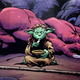 Yaddle chilling after killing a big alien monster.